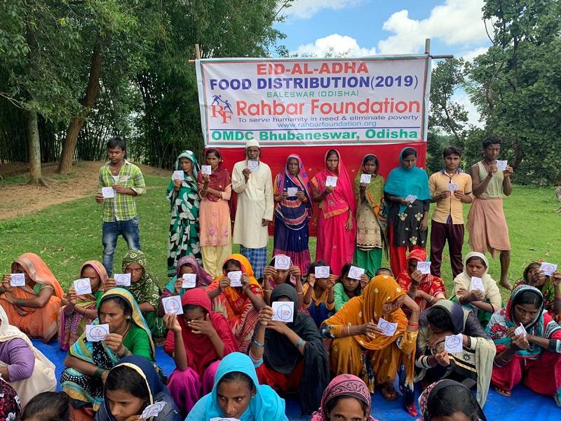 2019 - Qurbani Distribution in Odisha, India